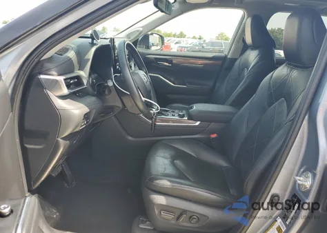 2020 Toyota Highlander Platinum из США, поврежденный, VIN 5TDFZRBH8LS053201